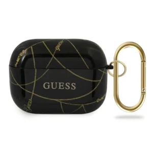 Guess AirPods Pro cover black/black Gold Chain Collection