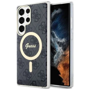 Guess S23 Ultra S918 black/black hardcase 4G MagSafe