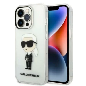 Karl Lagerfeld Ikonik Karl case for iPhone 14 Pro Max – transparent