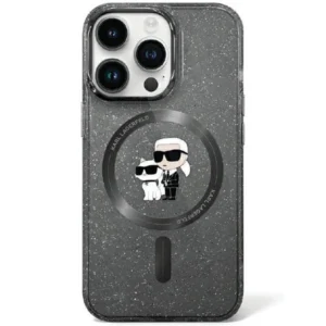 Karl Lagerfeld iPhone 11 / Xr 6.1" black/black hardcase Karl&Choupette Glitter MagSafe