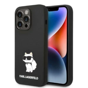 Karl Lagerfeld Silicone Choupette case for iPhone 14 Pro Max – black