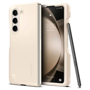 Spigen Thin Fit Pen Case for Samsung Galaxy Z Fold 5 – Beige