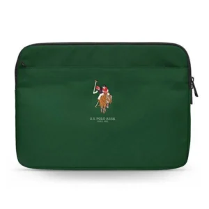 US Polo Assn. Cover for a 13" laptop – green