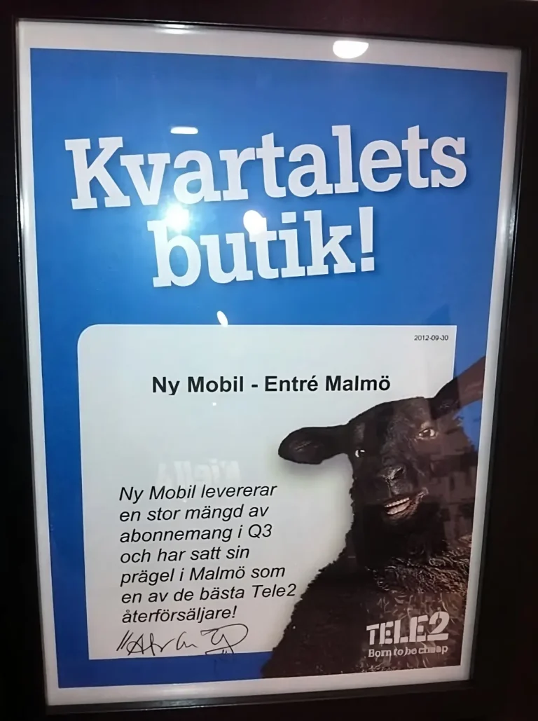 Nymobil har belönats som "Årets Butik" av Comviq, tack vare sin utmärkta support och nöjda kunder som uppskattar deras snabba reparationer och trendiga mobilskal.