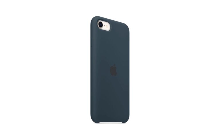 Apple iPhone SE Silicone Case - Silikonskal från Apple med silkeslen finish och skyddar mot repor och stötar