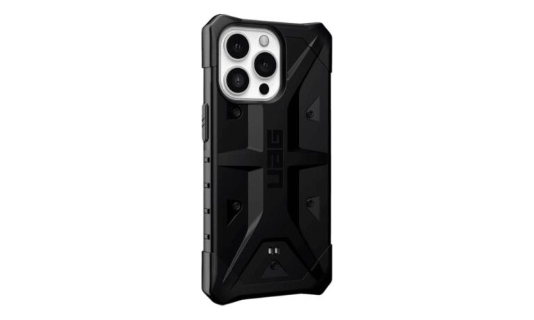 Bästa iPhone skal med ultralätt pansarskal, slagtålig ram ⭐️ UAG Pathfinder fodral till iPhone 13 Pro