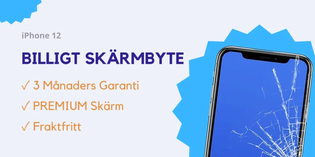 Byta Skärm På iPhone 12 Pro Max i Malmö Billigt
