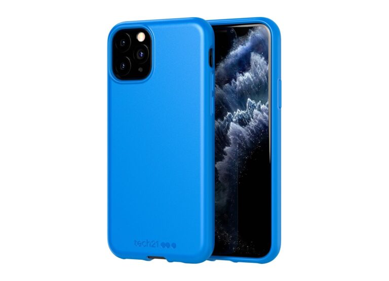 Mobilskal för iPhone 11 Pro ◼︎ Tech21 Studio Color (blå) stötabsorberande mobilskal ◼︎ Ett mobilskal till dig som tappar mobilen alltför ofta och lätt