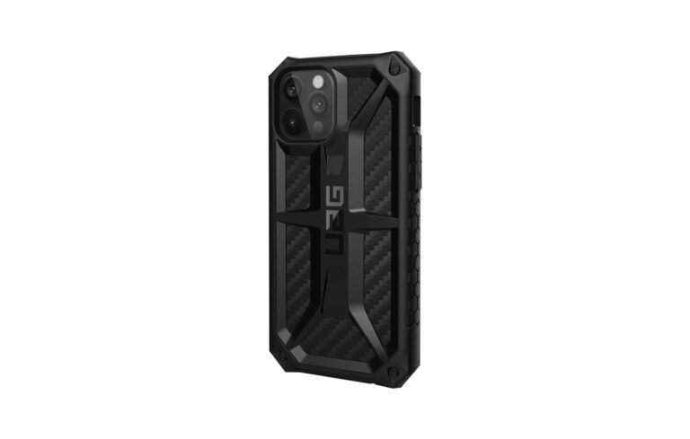 UAG Monarch Cover Carbon Fiber - Skyddande skal i kolfiber till till iPhone 12 och iPhone 12 Pro