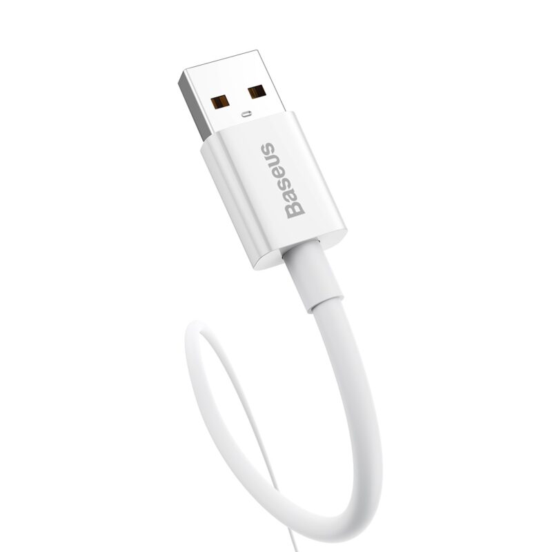 Baseus cabel Superior USB - USB-C 0,25m moon white 100W - Bild 4