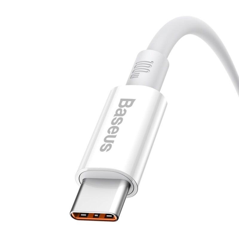 Baseus cabel Superior USB - USB-C 0,25m moon white 100W - Bild 5