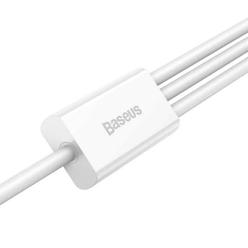 Baseus cable 3in1 Superior USB - Lightning + USB-C + microUSB 1,5 m 3,5A white - Bild 4