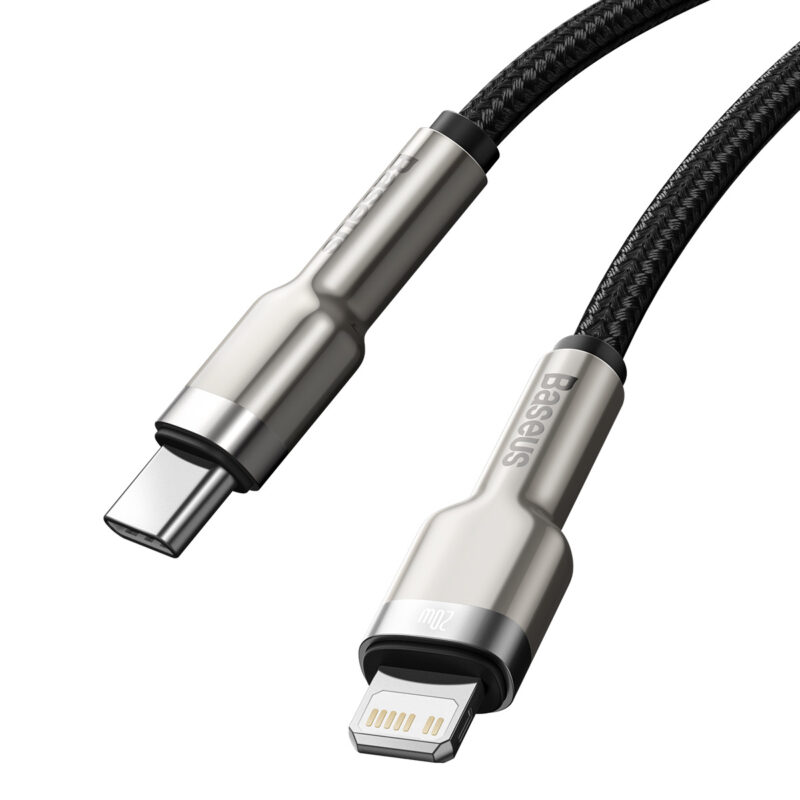 Baseus cable Cafule Metal PD USB-C - Lightning 0,25 m black 20W - Bild 5