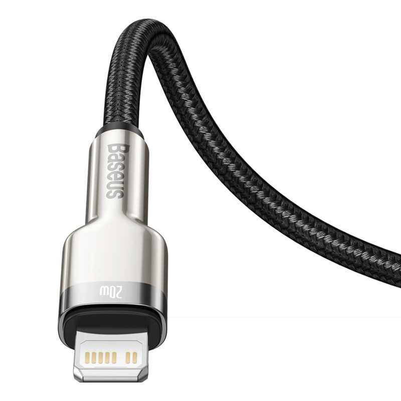 Baseus cable Cafule Metal PD USB-C - Lightning 0,25 m black 20W - Bild 7