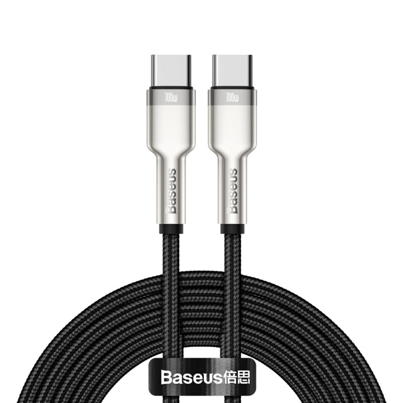 Baseus cable Cafule Metal PD USB-C - USB-C 2,0 m black 100W