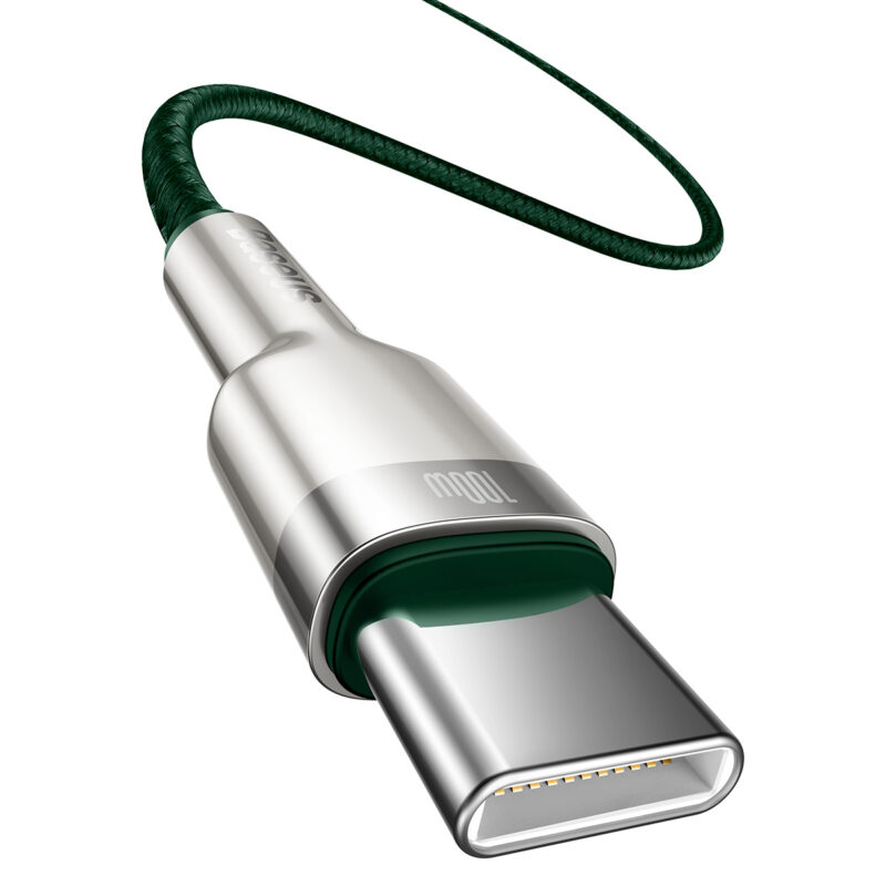 Baseus cable Cafule Metal PD USB-C - USB-C 2,0 m green 100W - Bild 7