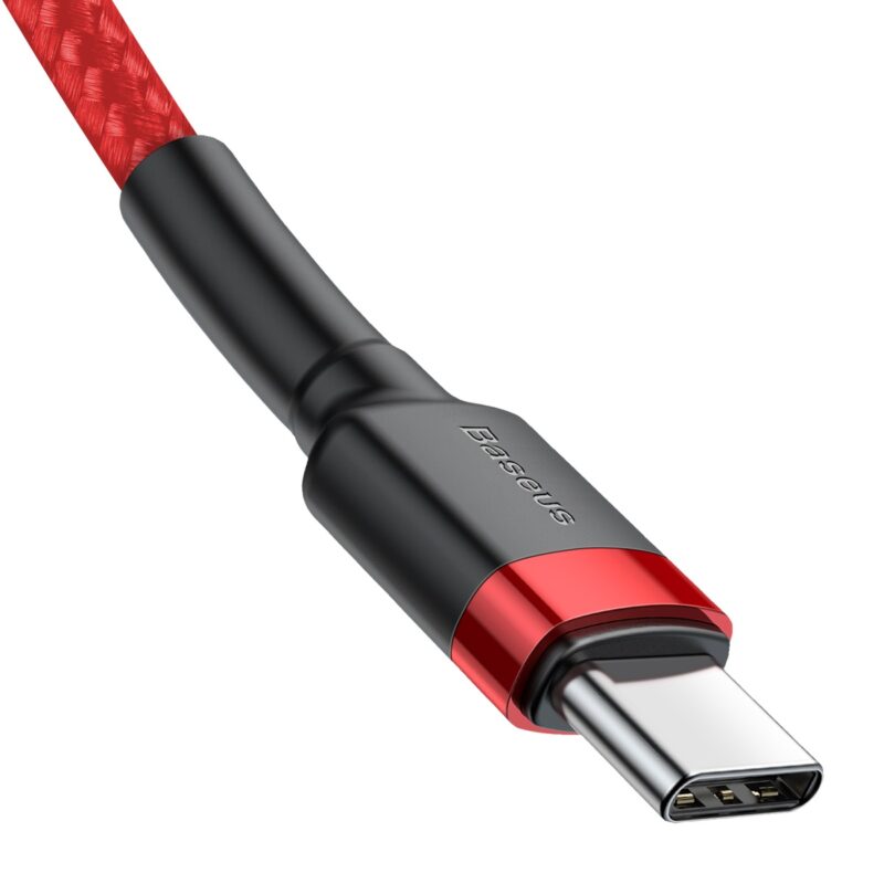 Baseus cable Cafule PD 2.0 USB-C - USB-C 2,0m 3A red 60W - Bild 6