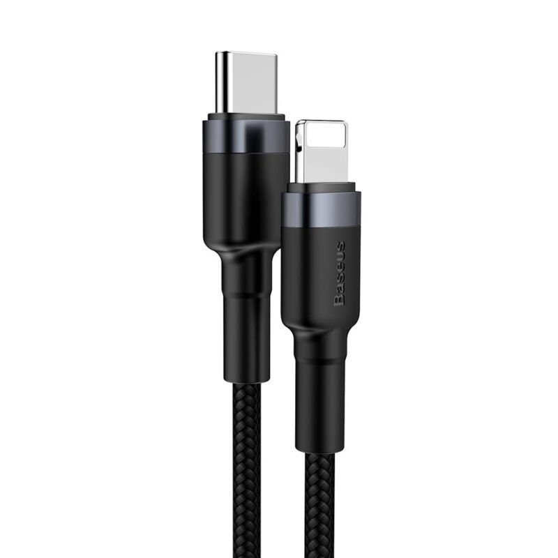 Baseus cable Cafule PD USB-C - Lightning 1,0 m gray-black 18W - Bild 6