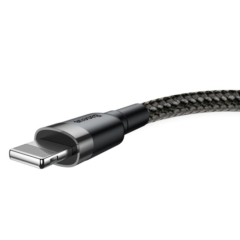 Baseus cable Cafule USB - Lightning 0,5 m 2,4A grey-black - Bild 4