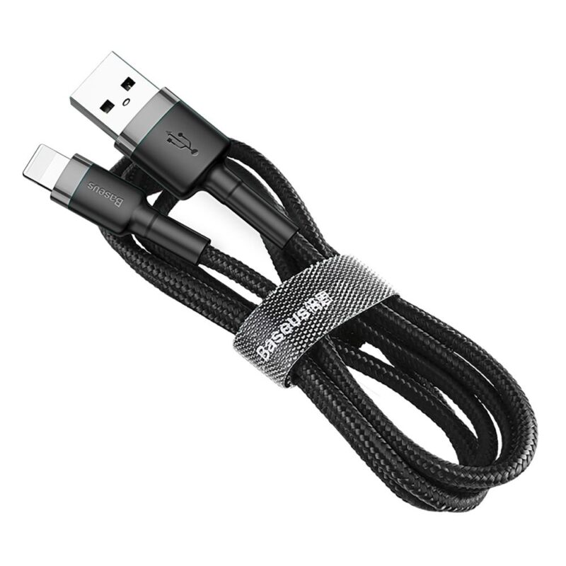 Baseus cable Cafule USB - Lightning 0,5 m 2,4A grey-black - Bild 5