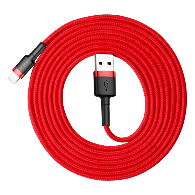 Baseus cable Cafule USB - Lightning 2,0 m 1,5A red-red - Bild 6