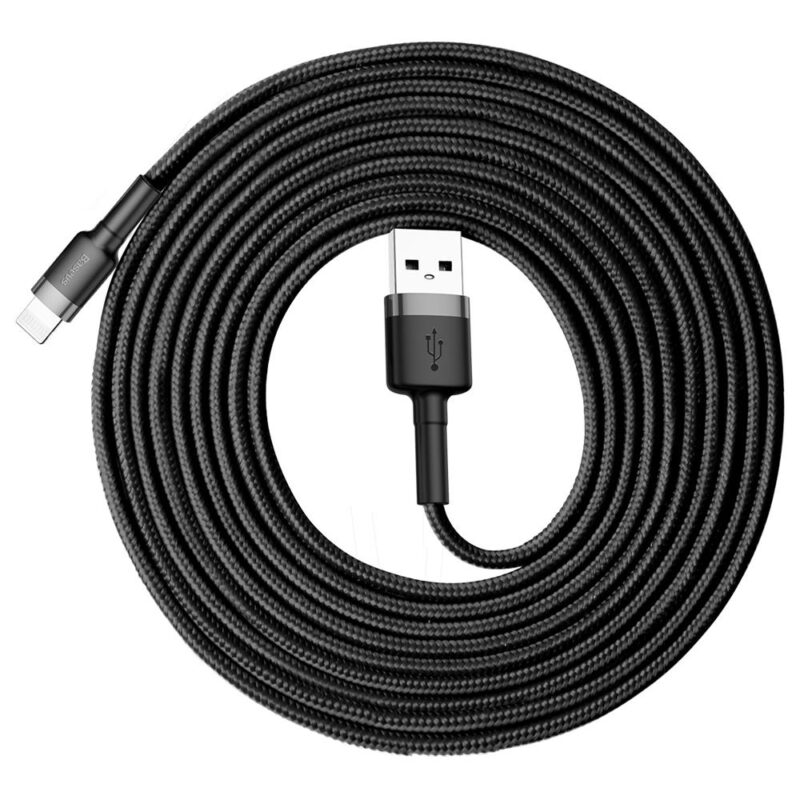 Baseus cable Cafule USB - Lightning 3,0 m 1,5A gray-black - Bild 6