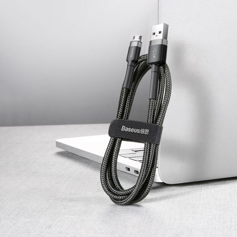 Baseus cable Cafule USB - microUSB 0,5 m 2,4A gray-black - Bild 7