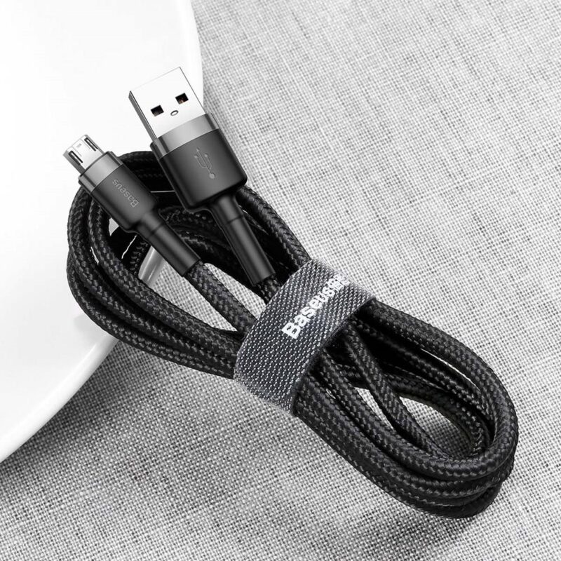 Baseus cable Cafule USB - microUSB 0,5 m 2,4A gray-black - Bild 8