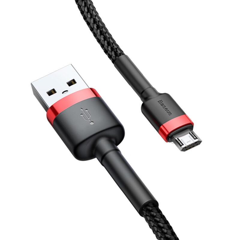 Baseus cable Cafule USB - microUSB 2,0 m 1,5A black-red - Bild 3