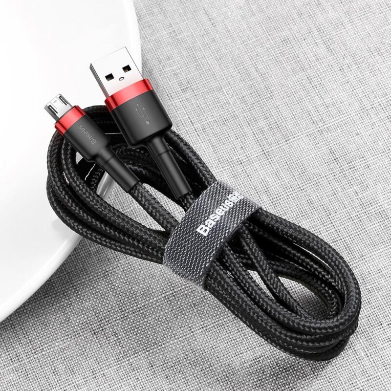 Baseus cable Cafule USB - microUSB 3,0 m 1,5A red-black - Bild 9