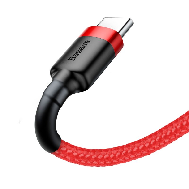 Baseus cable Cafule USB - USB-C 0,5 m 3A red - Bild 3