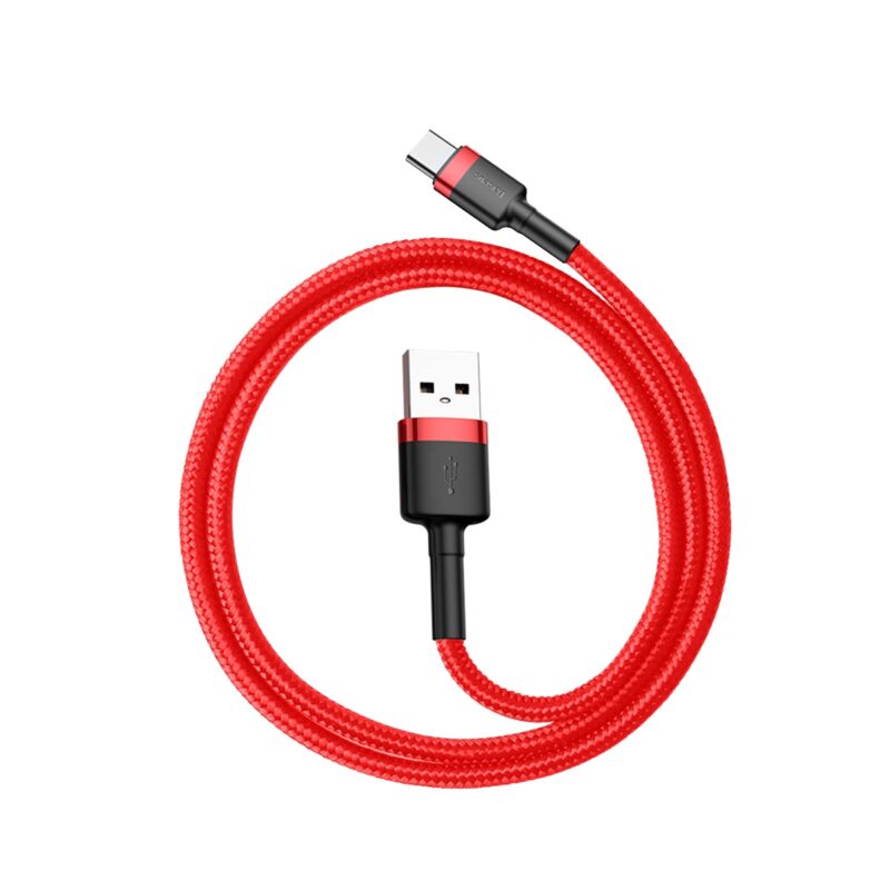 Baseus cable Cafule USB - USB-C 0,5 m 3A red - Bild 8