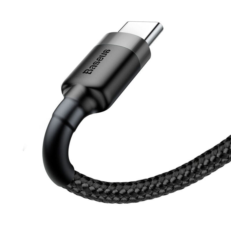 Baseus cable Cafule USB - USB-C 2,0 m 2A gray-black - Bild 3