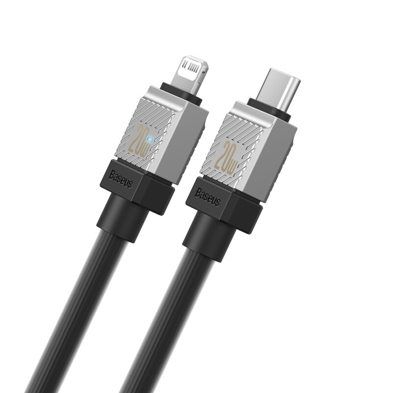 Baseus cable CoolPlay USB-C - Lightning 1m 20W black - Bild 3