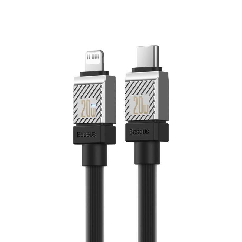 Baseus cable CoolPlay USB-C - Lightning 1m 20W black - Bild 4