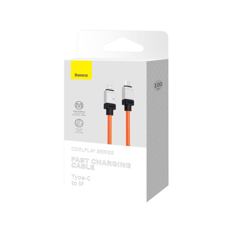 Baseus cable CoolPlay USB-C - Lightning 1m 20W orange - Bild 9