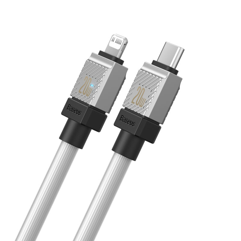 Baseus cable CoolPlay USB-C - Lightning 1m 20W white - Bild 3