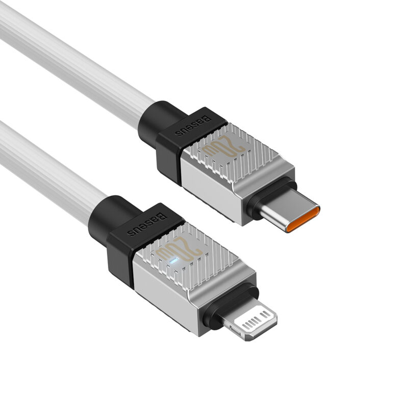 Baseus cable CoolPlay USB-C - Lightning 1m 20W white - Bild 6