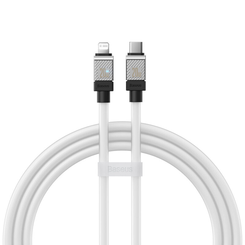 Baseus cable CoolPlay USB-C - Lightning 2m 20W white