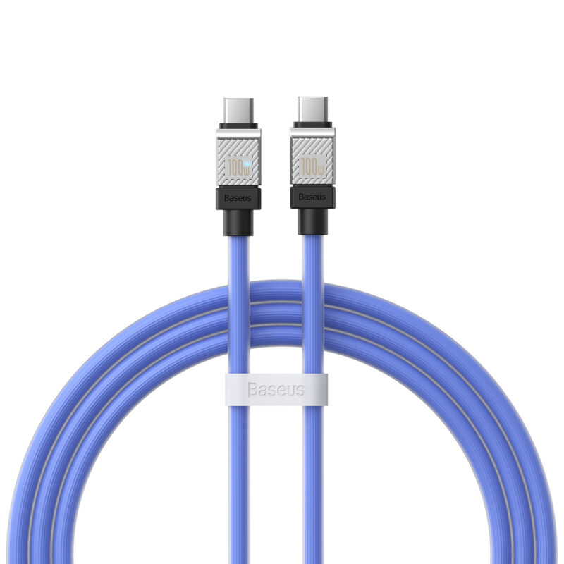 Baseus cable CoolPlay USB-C - USB-C 1m 100W blue