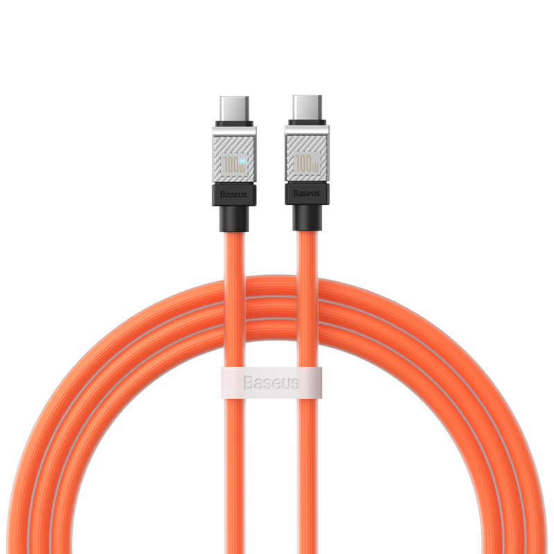 Baseus cable CoolPlay USB-C - USB-C 1m 100W orange