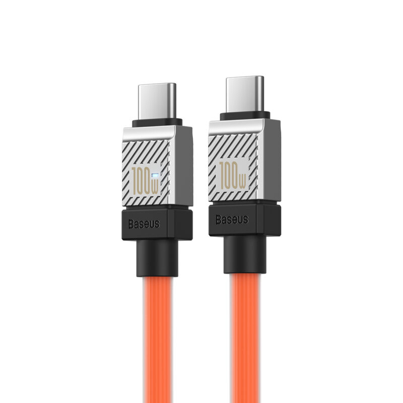 Baseus cable CoolPlay USB-C - USB-C 1m 100W orange - Bild 4