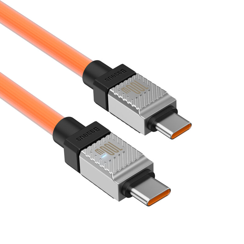 Baseus cable CoolPlay USB-C - USB-C 1m 100W orange - Bild 6