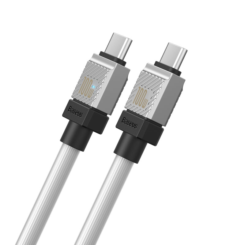 Baseus cable CoolPlay USB-C - USB-C 2m 100W white - Bild 3