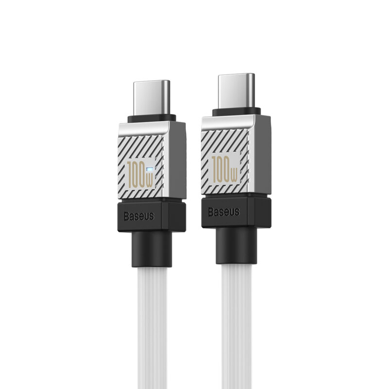 Baseus cable CoolPlay USB-C - USB-C 2m 100W white - Bild 4