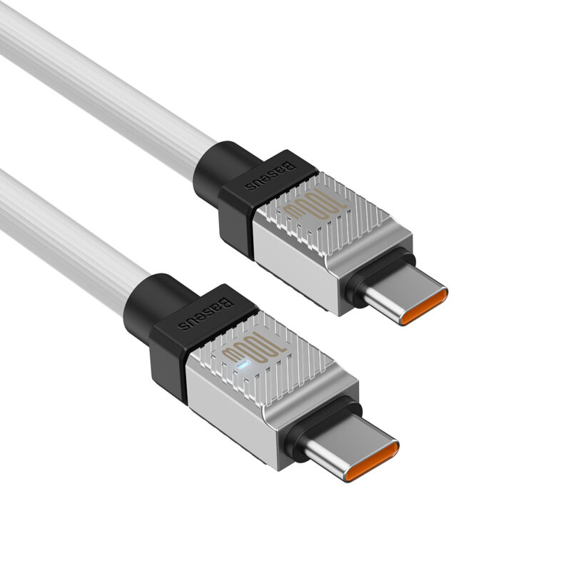 Baseus cable CoolPlay USB-C - USB-C 2m 100W white - Bild 6