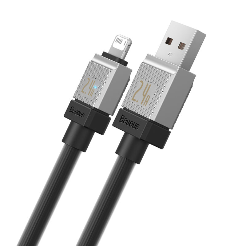 Baseus cable CoolPlay USB - Lightning 1m 2,4A black - Bild 3