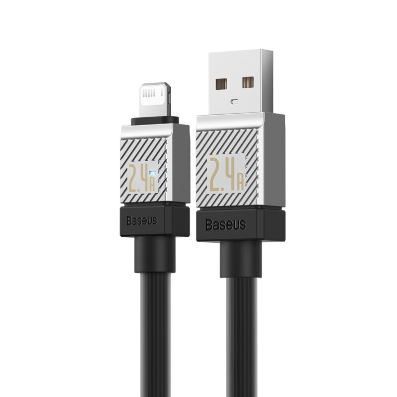 Baseus cable CoolPlay USB - Lightning 1m 2,4A black - Bild 4