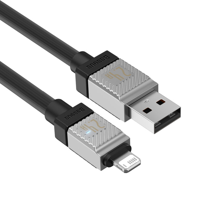 Baseus cable CoolPlay USB - Lightning 1m 2,4A black - Bild 6