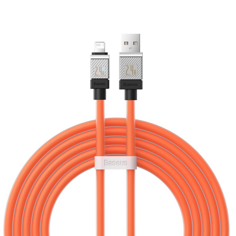 Baseus cable CoolPlay USB - Lightning 2m 2,4A orange